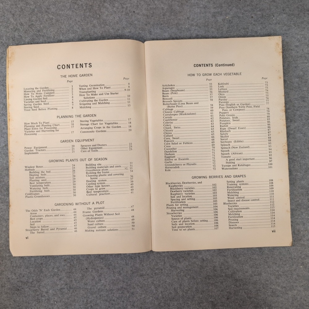 Vintage 1961 The Progressive Farmers Garden Book For The South *Scarce* - Picture 4 of 7